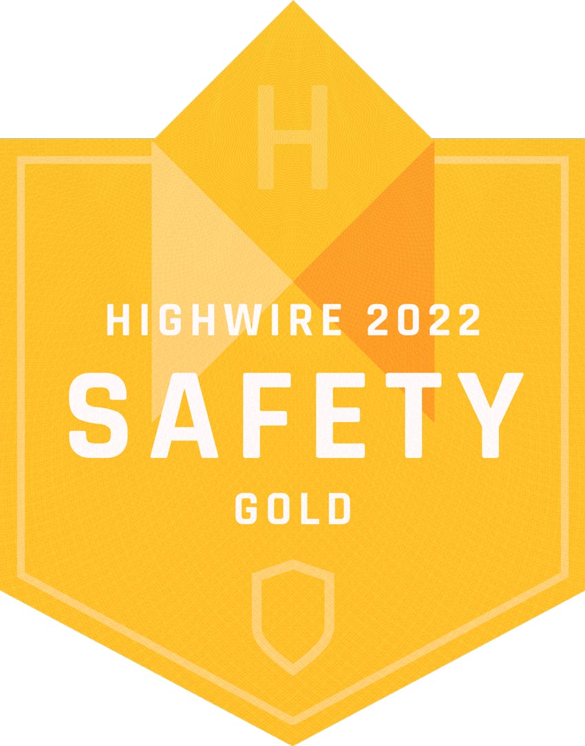 Standard Safety Badge Gold